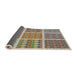 Thickness of Patterned Brown Novelty Rug, pat2684