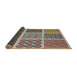 Thickness of Patterned Chestnut Brown Novelty Rug, pat2685