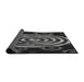 Thickness of Patterned Mid Gray Novelty Rug, pat269