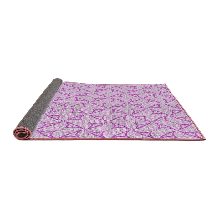 Thickness of Patterned Blossom Pink Novelty Rug, pat2695