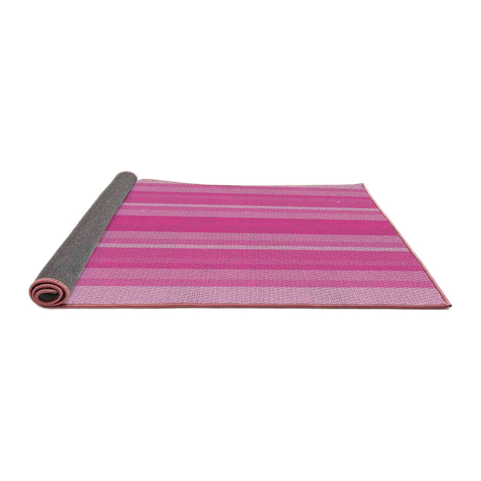 Thickness of Patterned Deep Pink Novelty Rug, pat2698