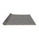 Thickness of Patterned Gray Novelty Rug, pat27