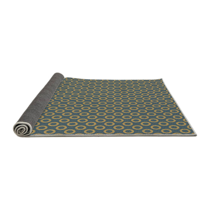 Thickness of Patterned Brown Novelty Rug, pat2750