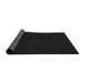 Thickness of Patterned Light Black Novelty Rug, pat2786