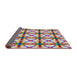 Thickness of Patterned Pink Novelty Rug, pat2794