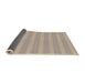 Thickness of Patterned Dark Almond Brown Novelty Rug, pat2796