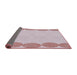 Thickness of Patterned Blush Pink Novelty Rug, pat2818