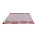 Serging Thickness of Machine Washable Transitional Blush Pink Rug, wshpat2818