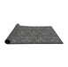 Thickness of Patterned Silver Gray Novelty Rug, pat2828