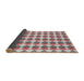 Thickness of Patterned Chestnut Brown Novelty Rug, pat286