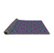 Thickness of Patterned Bright Purple Modern Rug, pat2876