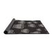 Thickness of Patterned Mid Gray Novelty Rug, pat2927