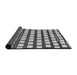 Thickness of Patterned Platinum Gray Novelty Rug, pat2932