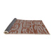 Thickness of Patterned Tan Brown Novelty Rug, pat2954