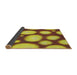 Thickness of Patterned Saddle Brown Novelty Rug, pat2964