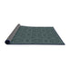 Thickness of Patterned Slate Gray Novelty Rug, pat2986