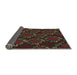 Thickness of Patterned Brown Novelty Rug, pat2991