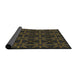 Thickness of Patterned Mid Gray Novelty Rug, pat2997