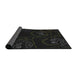 Thickness of Patterned Gray Novelty Rug, pat3002