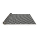 Thickness of Patterned Dark Gray Novelty Rug, pat3027