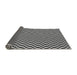 Thickness of Patterned Light Gray Novelty Rug, pat3030