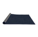 Thickness of Patterned Blue Novelty Rug, pat3052