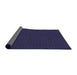 Thickness of Patterned Deep Purple Novelty Rug, pat3054