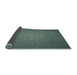 Thickness of Patterned Dark Slate Gray Green Novelty Rug, pat312