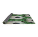 Thickness of Patterned Forest Green Novelty Rug, pat3121