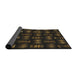 Thickness of Patterned Brown Novelty Rug, pat3132