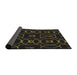 Thickness of Patterned Brown Novelty Rug, pat3139