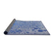 Thickness of Patterned Jeans Blue Novelty Rug, pat319