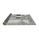 Thickness of Patterned Gray Novelty Rug, pat3216