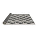 Thickness of Patterned Gray Novelty Rug, pat3218