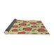 Thickness of Patterned Mustard Yellow Novelty Rug, pat3221