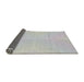 Thickness of Patterned Platinum Gray Novelty Rug, pat3223