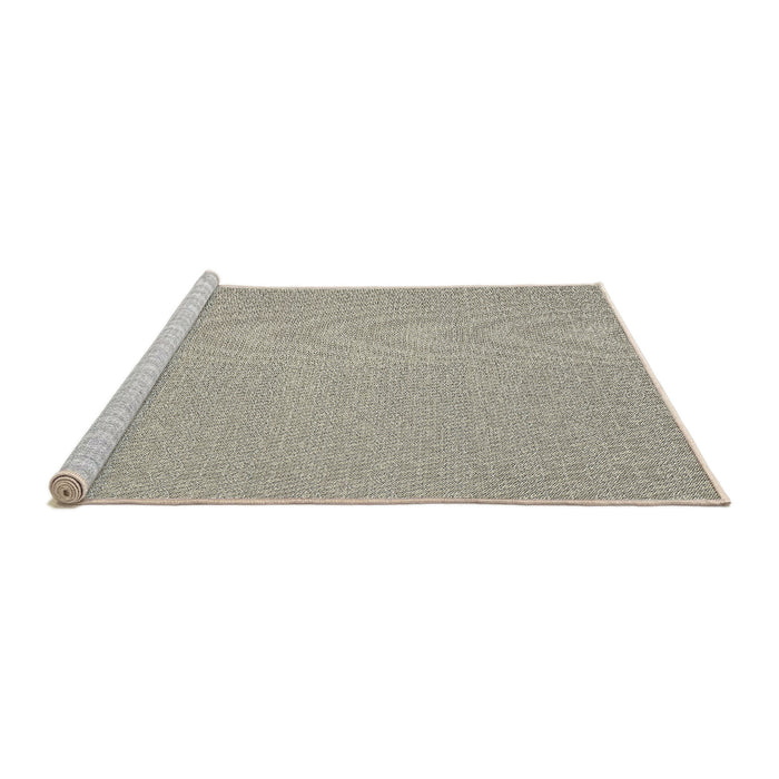 Serging Thickness of Machine Washable Transitional Khaki Green Rug, wshpat323