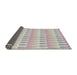 Thickness of Patterned Pink Novelty Rug, pat3246