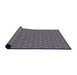 Thickness of Patterned Dark Gray Novelty Rug, pat3255