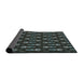 Thickness of Patterned Mid Gray Novelty Rug, pat3256