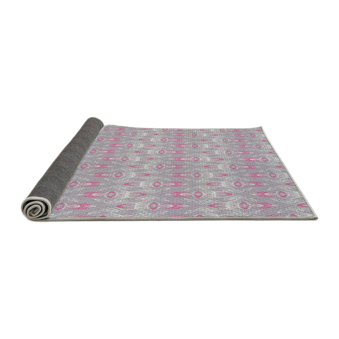 Thickness of Patterned Gray Novelty Rug, pat3258
