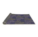 Thickness of Patterned Silver Gray Novelty Rug, pat3280