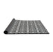 Thickness of Patterned Gray Novelty Rug, pat3318