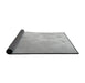 Thickness of Patterned Gray Novelty Rug, pat3326