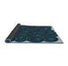 Thickness of Patterned Blue Novelty Rug, pat3328