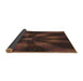Thickness of Patterned Sienna Brown Novelty Rug, pat335