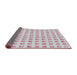 Thickness of Patterned Off-White Novelty Rug, pat3370