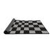 Thickness of Patterned Mid Gray Novelty Rug, pat3414