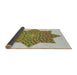 Thickness of Patterned Brown Novelty Rug, pat3434