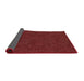 Thickness of Patterned Crimson Red Novelty Rug, pat3441